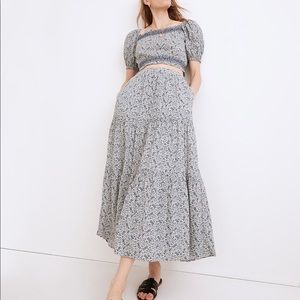 NWT Madewell Jeanette Top in Florentine Floral